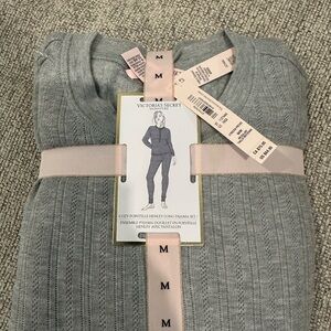 Victoria's Secret Heather Gray Pajama Set